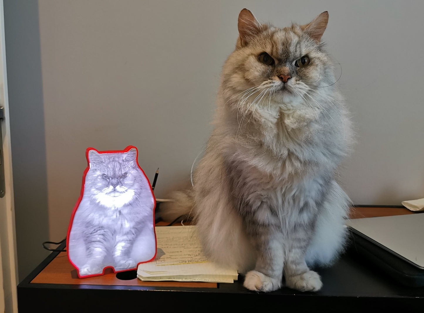 3D Printed Custom Lithophane Lamp