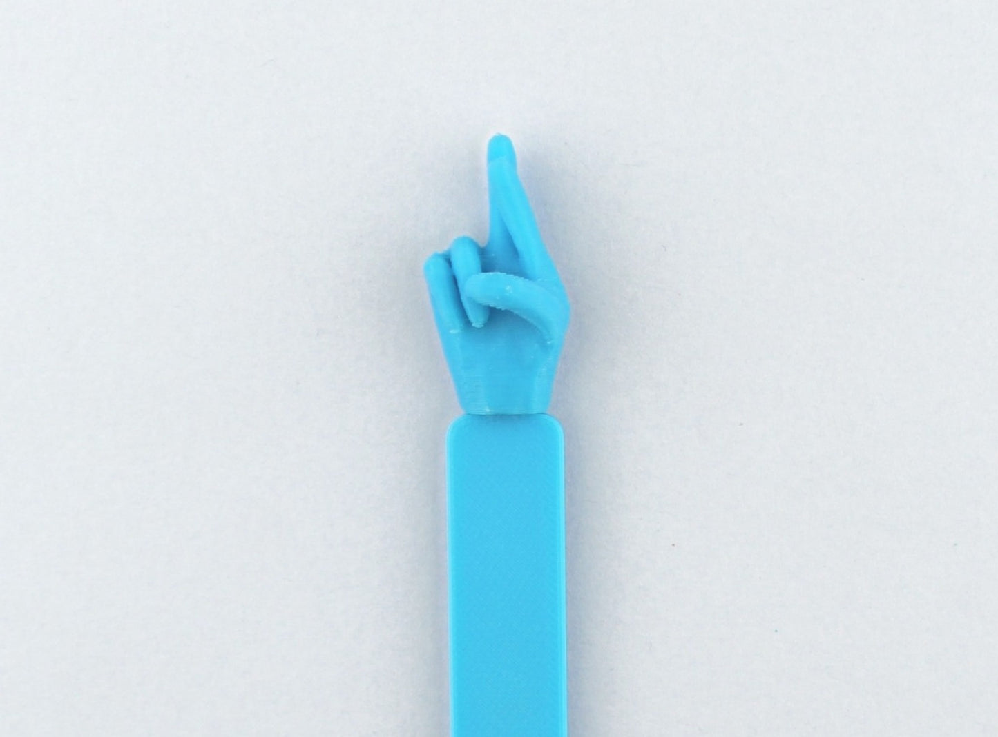 Fingers Crossed Hand Gesture Bookmark