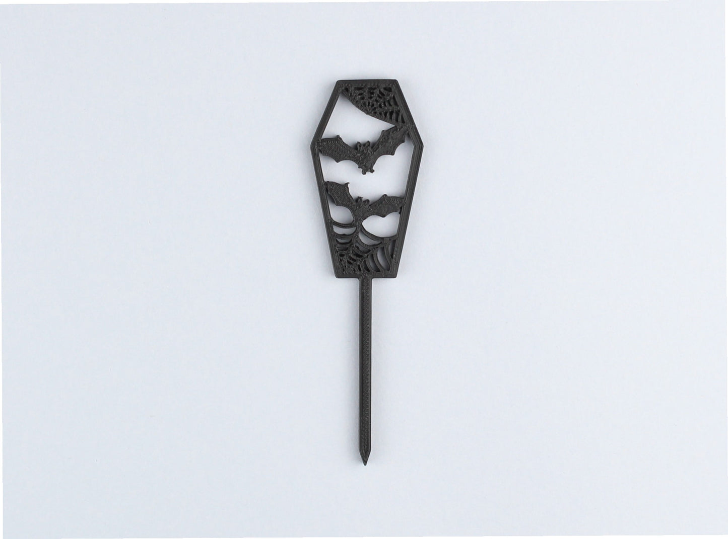 3D Printed Halloween Spooky Coffin Cupcake Topper
