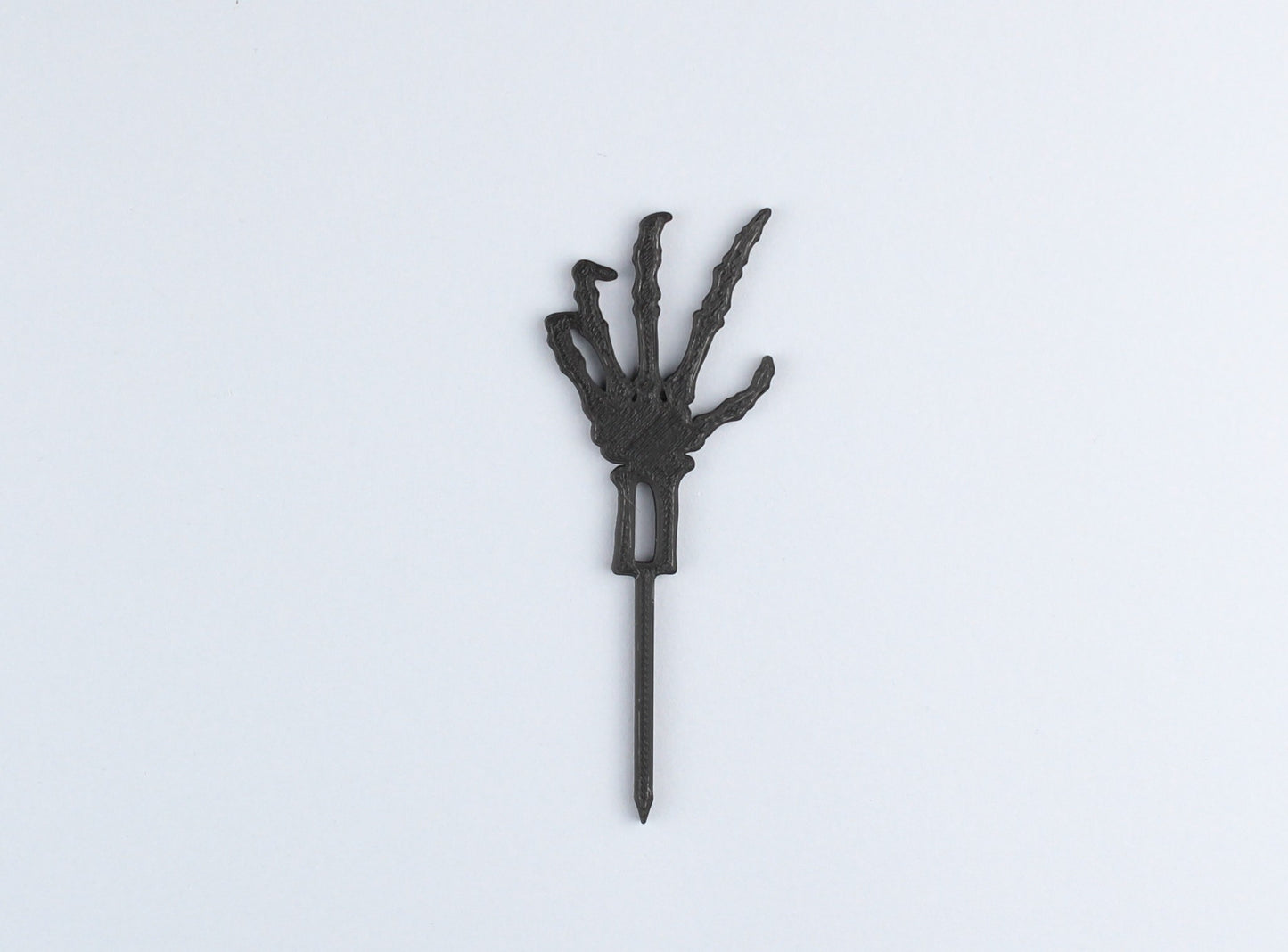 3D Printed Halloween Spooky Skeleton Hend Cupcake Topper