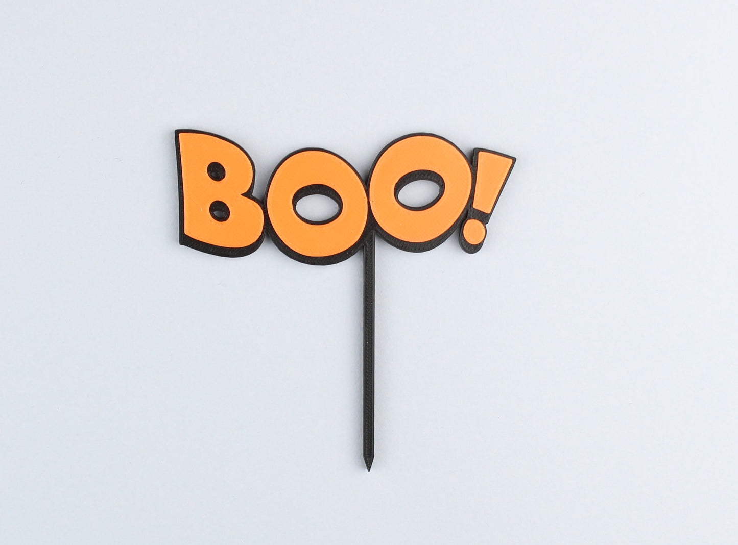 3D Printed Halloween Boo Cupcake Topper