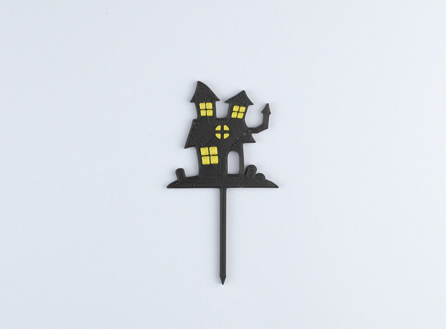 3D Printed Halloween Spooky House Cupcake Topper