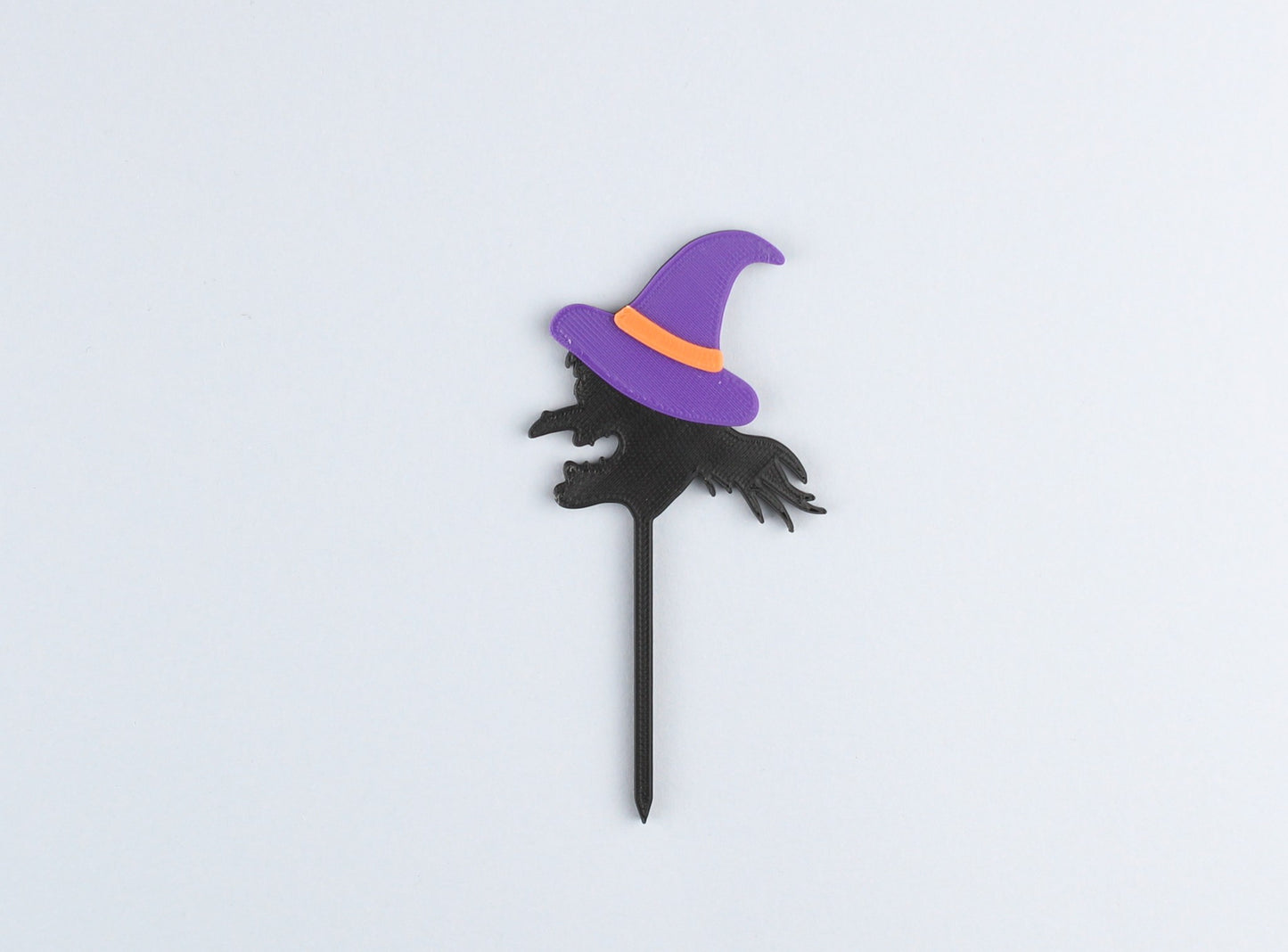 3D Printed Halloween Spooky Witch Cupcake Topper
