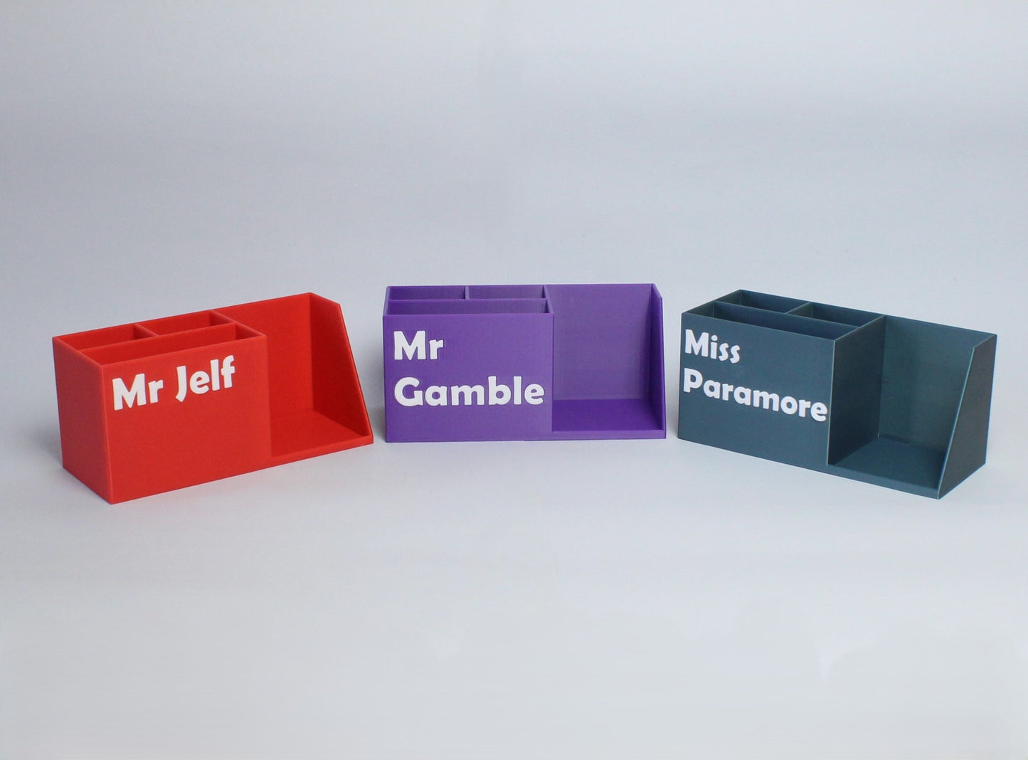 3D Printed Personalised Desk Organiser