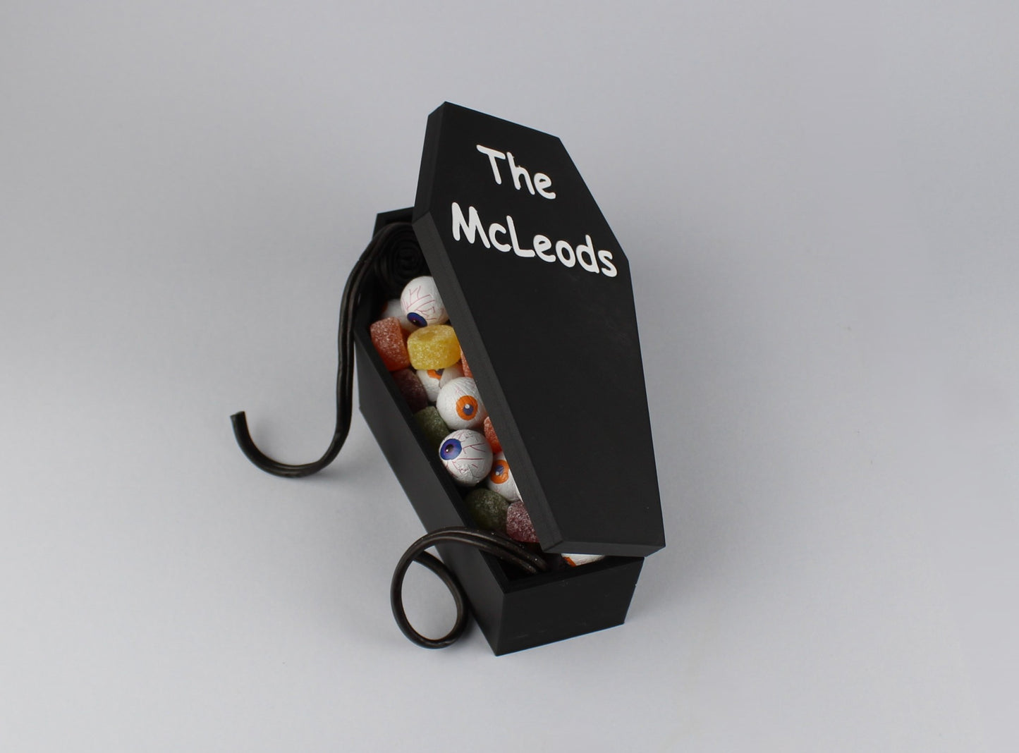 Personalised Halloween Coffin Treat Box