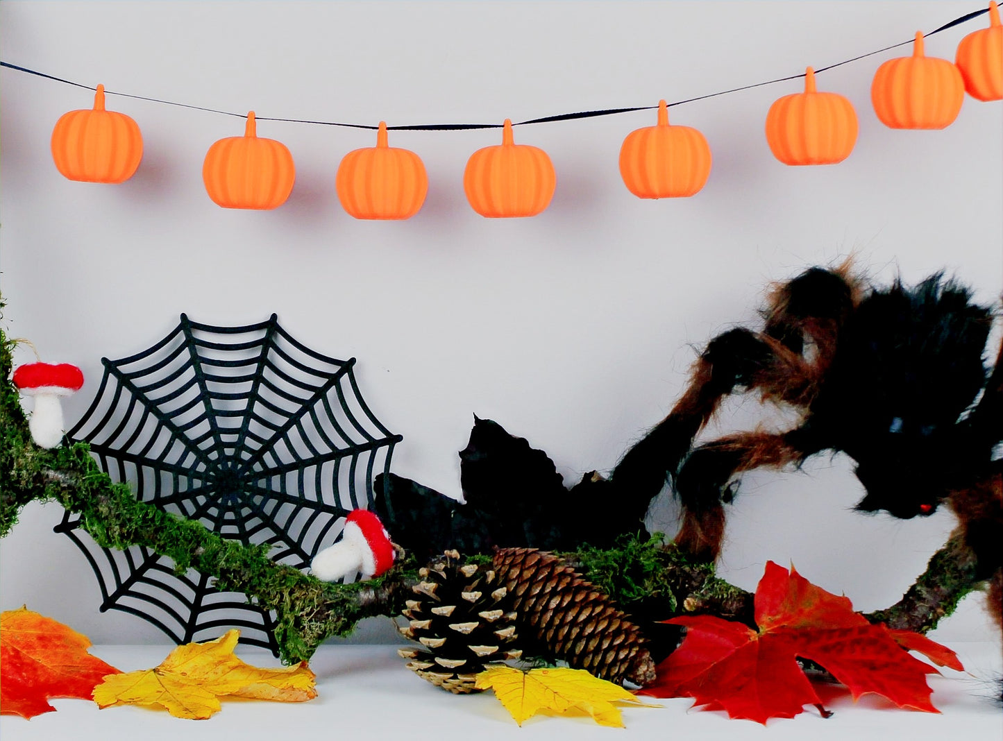 3D Printed Pumpkins Halloween String Garland