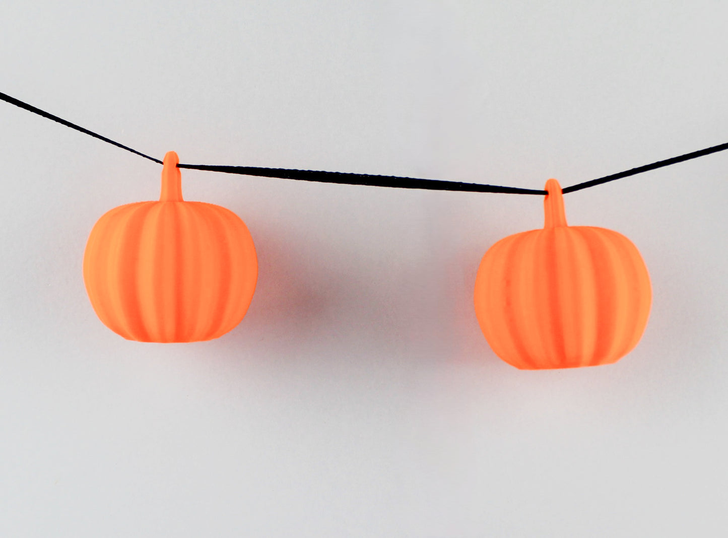 3D Printed Pumpkins Halloween String Garland