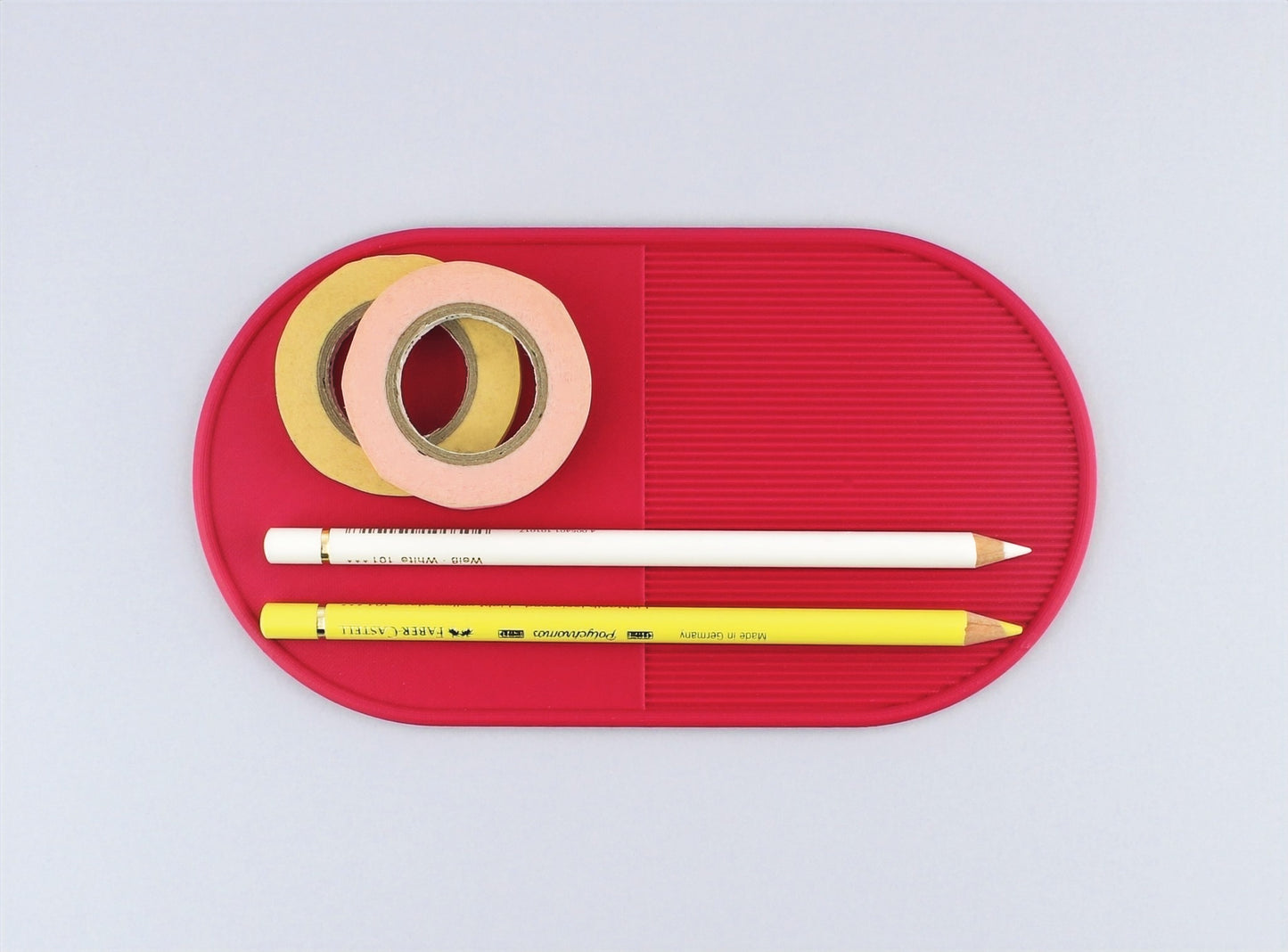 Small Desk Tray With pencils and tape
