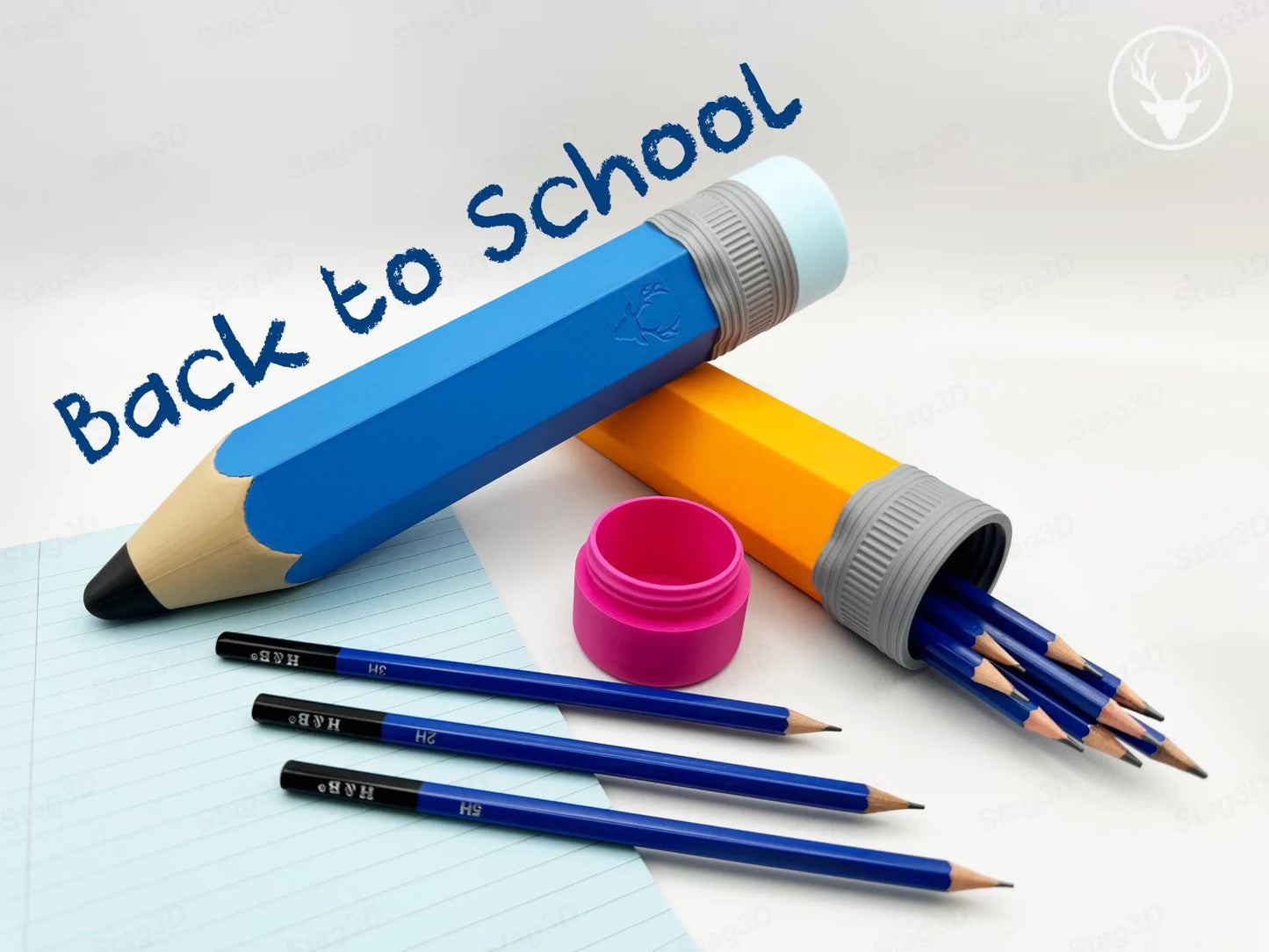 Giant Pencil-Shaped Pencil Case