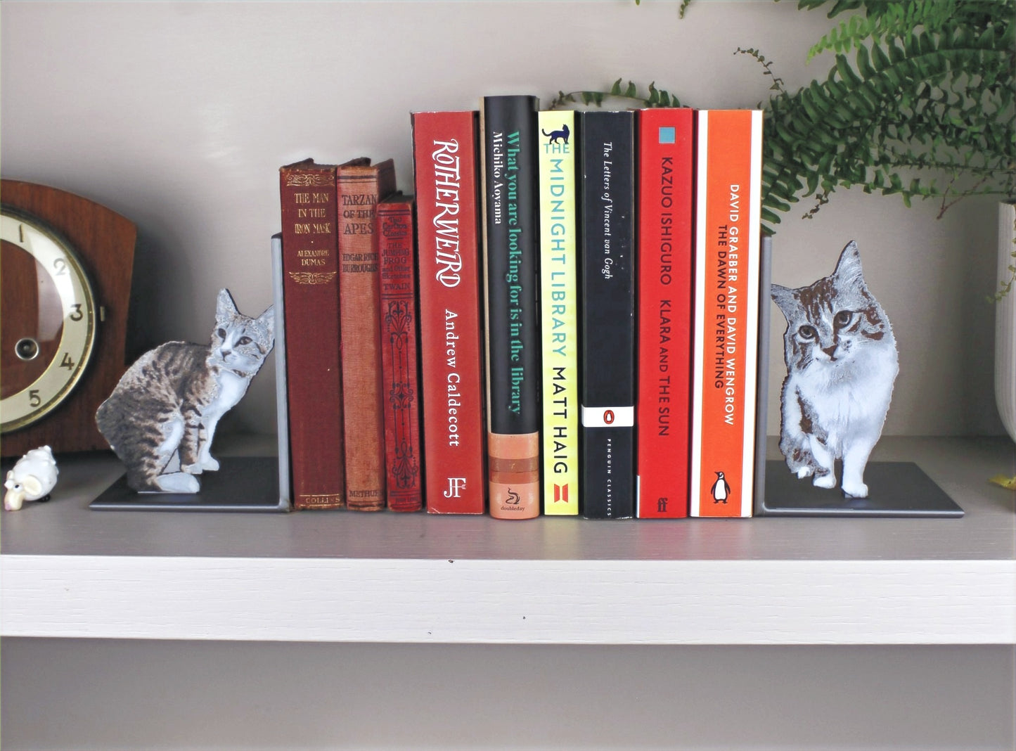Custom Bookends With Cats Images