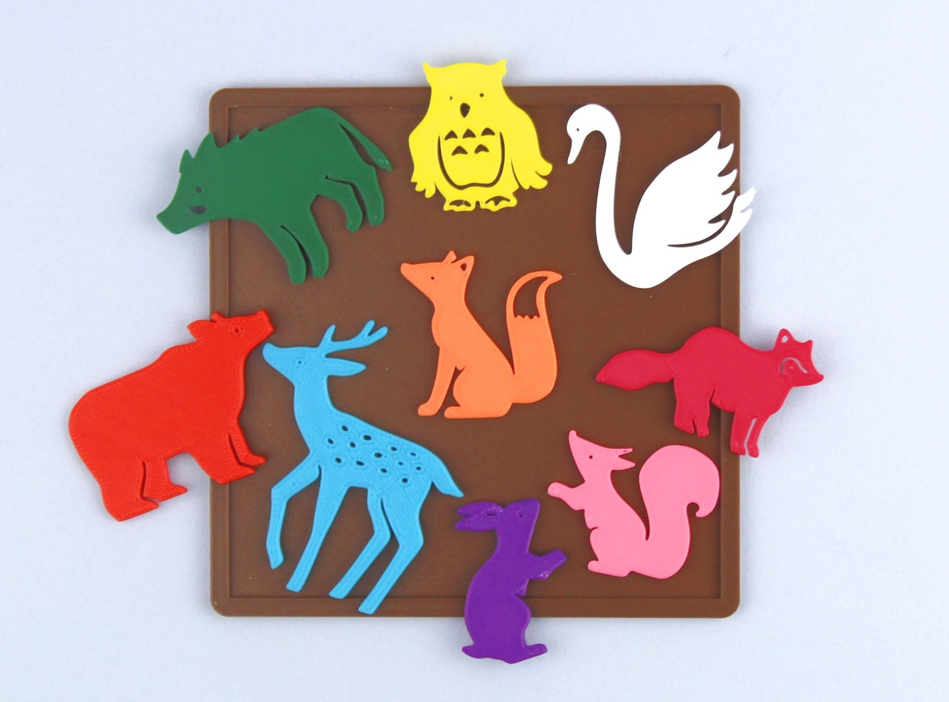 Animals in a Square Puzzle