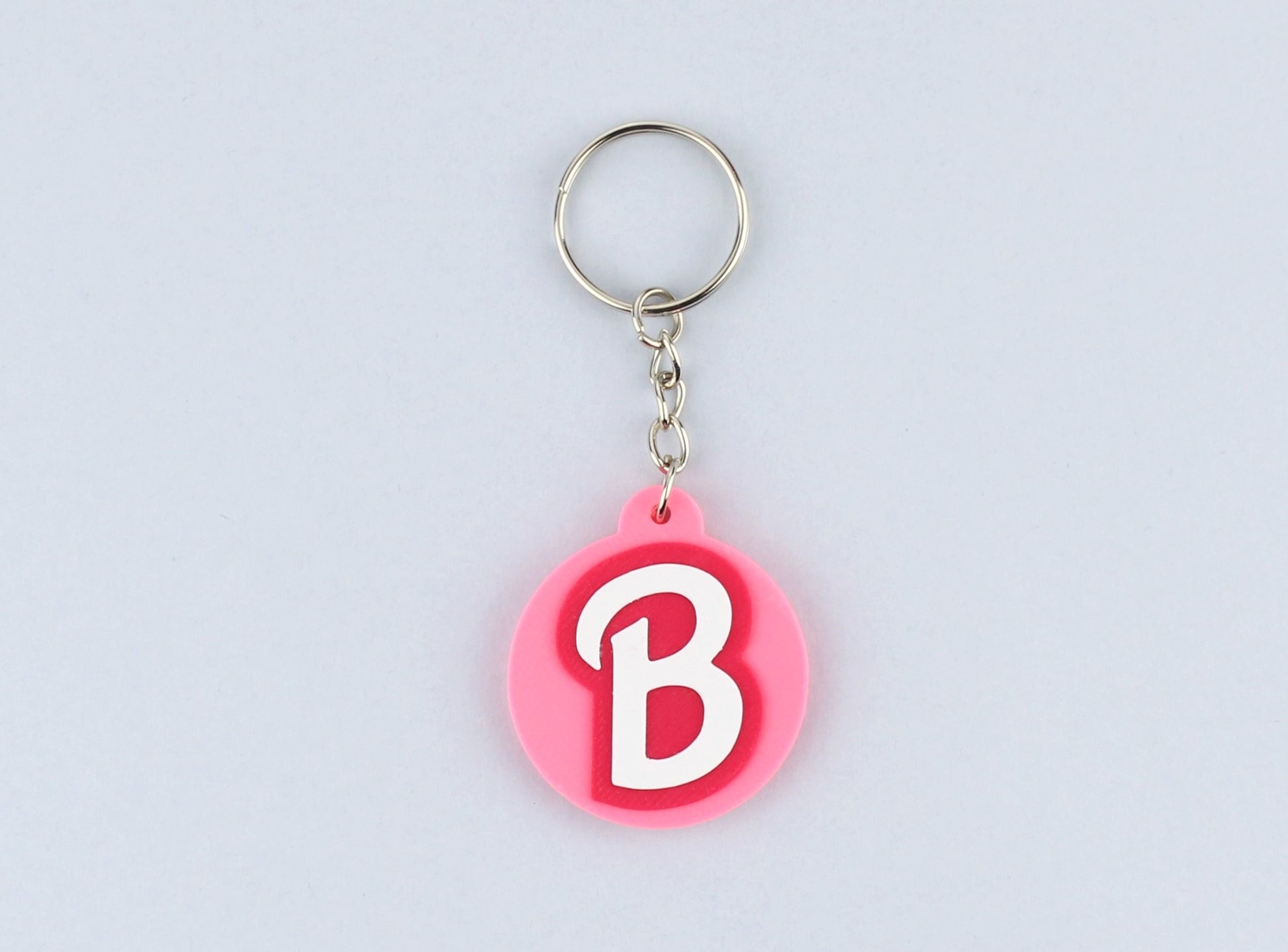 Barbie Logo Style Keychain