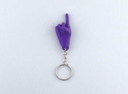 Finger Point Hand Gestures Keychains