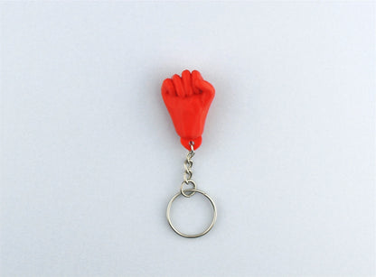 Fist Hand Gestures Keychains