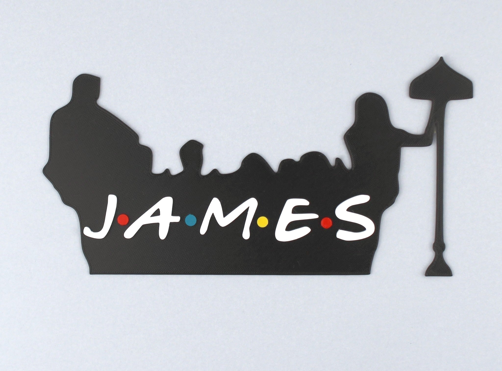 Personalised Friends Door Sign – 3DF