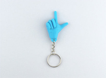 L-Shaped Hand Gestures Keychains