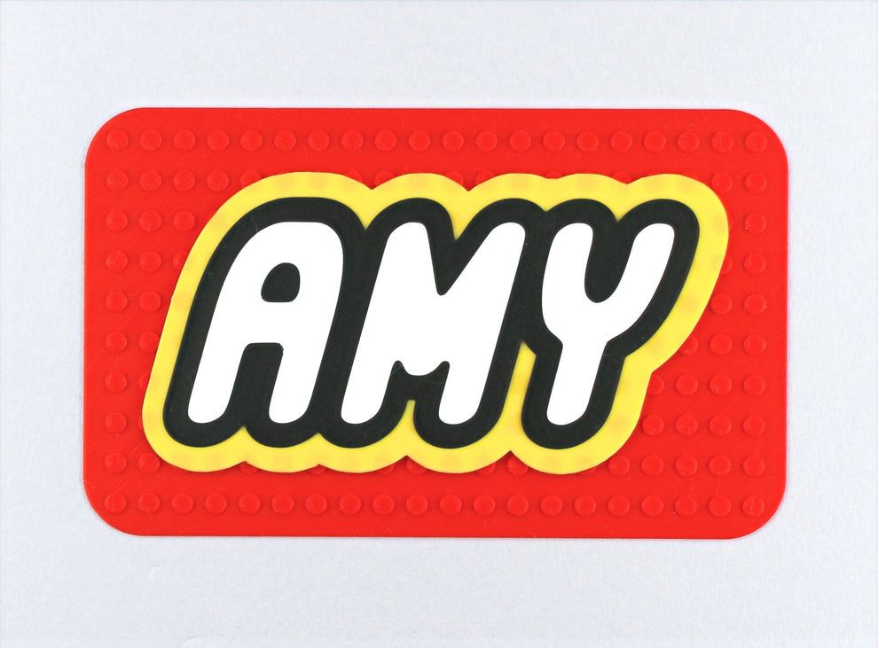 Personalised Lego Style Door Sign – 3DF