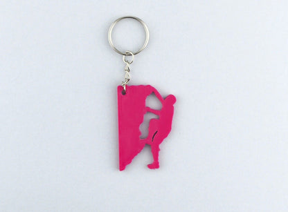 Rock Climbing Figure Keychain