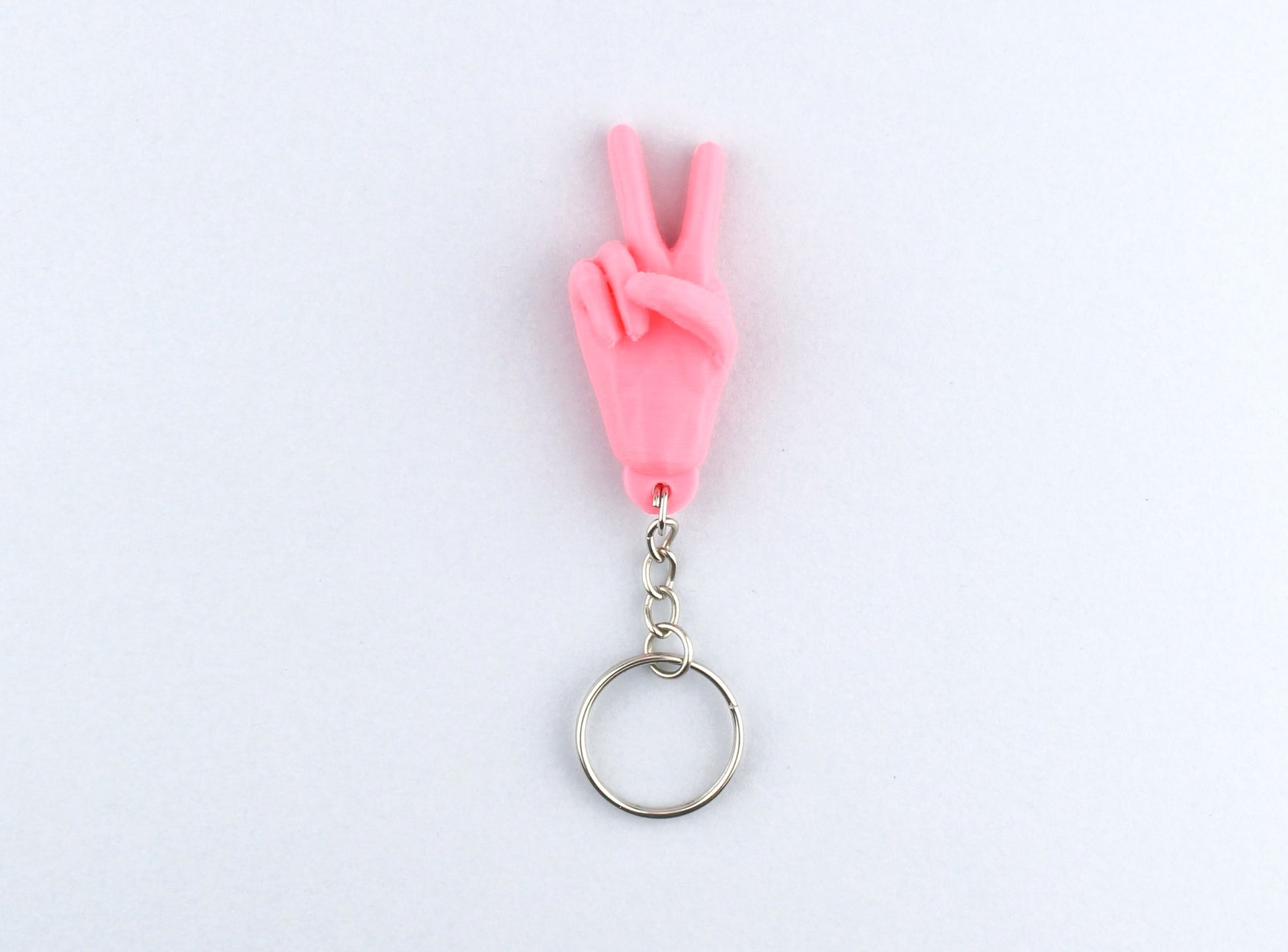 Peace Hand Gestures Keychains