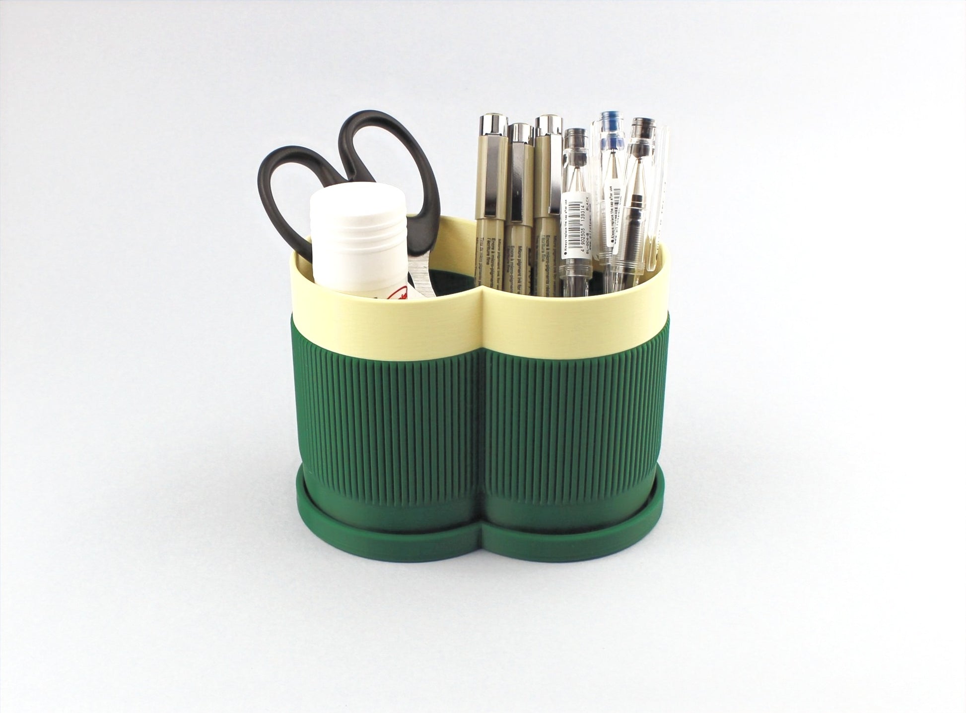 3D Printed Pen Holder full of stationery