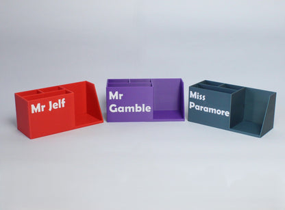 3D Printed Personalised Desk Organiser