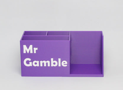 3D Printed Personalised Desk Organiser