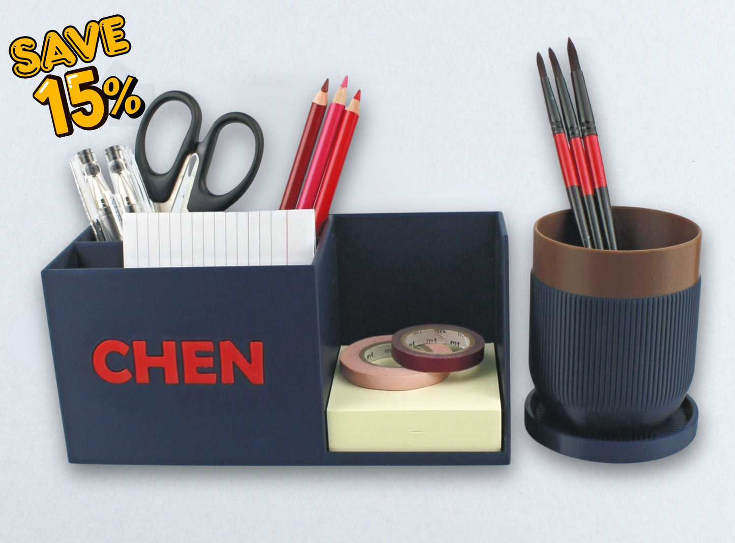 Personalised Desk Organiser Set