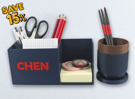 Personalised Desk Organiser Set