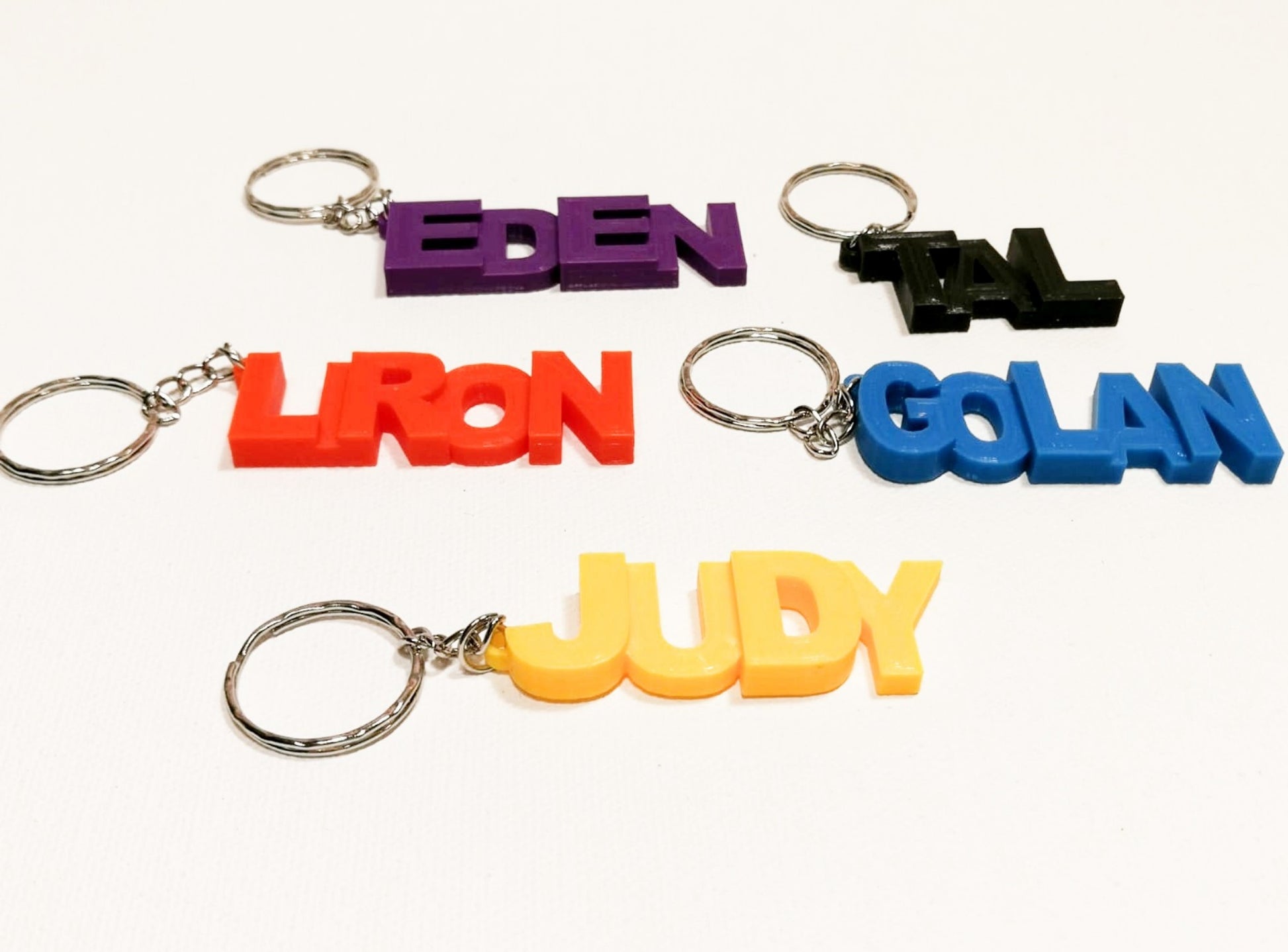 Personalised Name Keychains