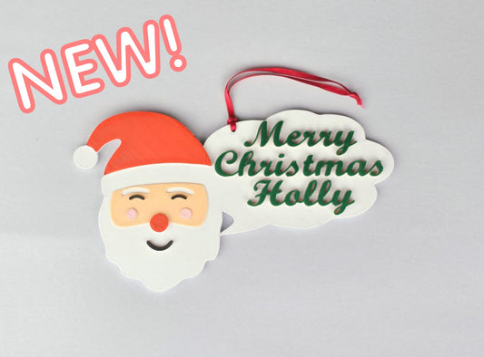 Personalised Santa Ornament