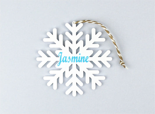 Personalised Snowflake Ornament