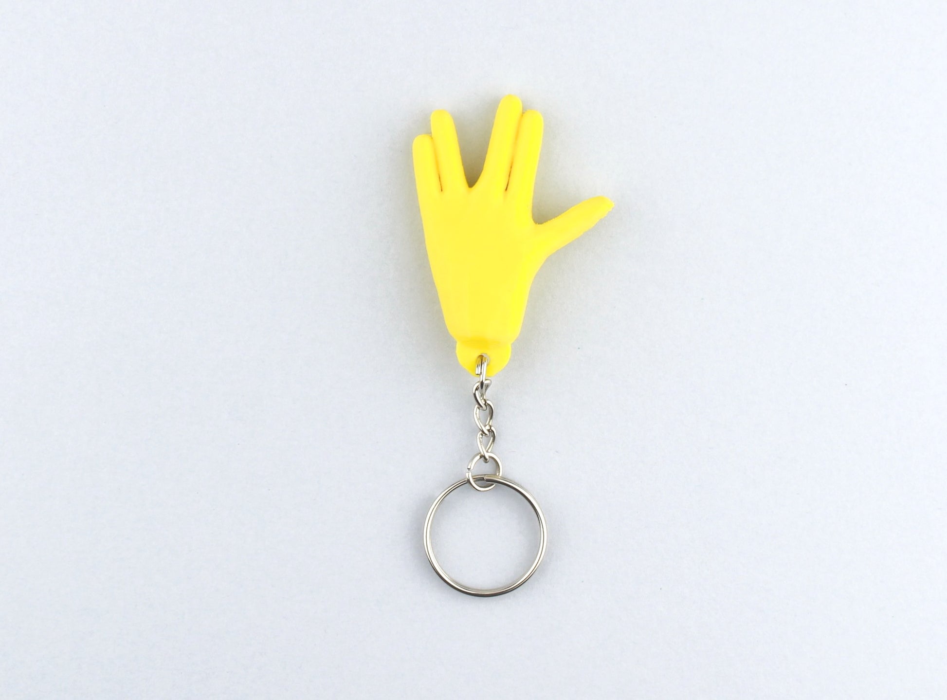 Spock Hand Gesture Keychain