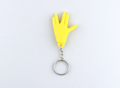 Spock Hand Gesture Keychain