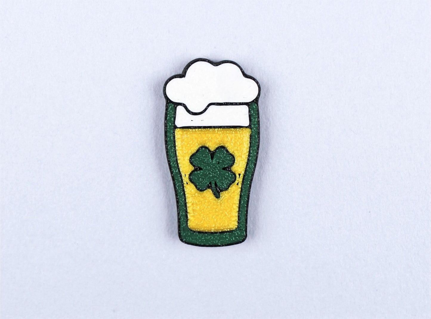 St. Patrick's Day Beer Pint Lapel Pin