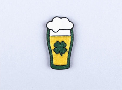 St. Patrick's Day Beer Pint Lapel Pin