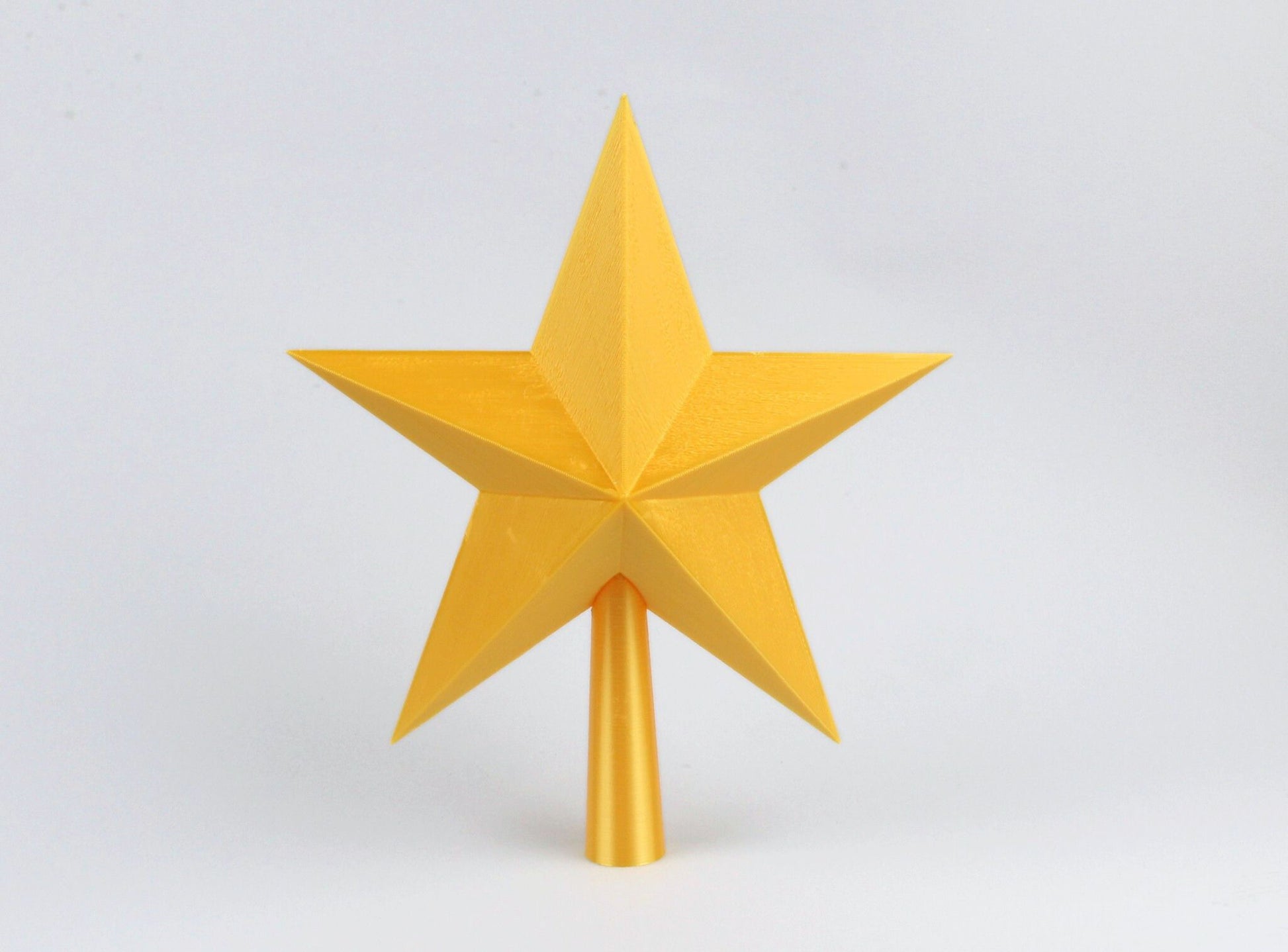 3D printed Gold Star Tree Topper