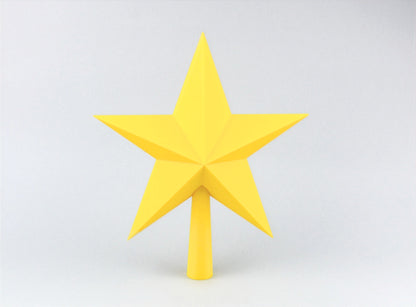 3D printed Yellow Star Tree Topper