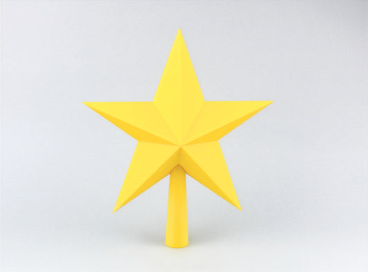 3D printed Yellow Star Tree Topper