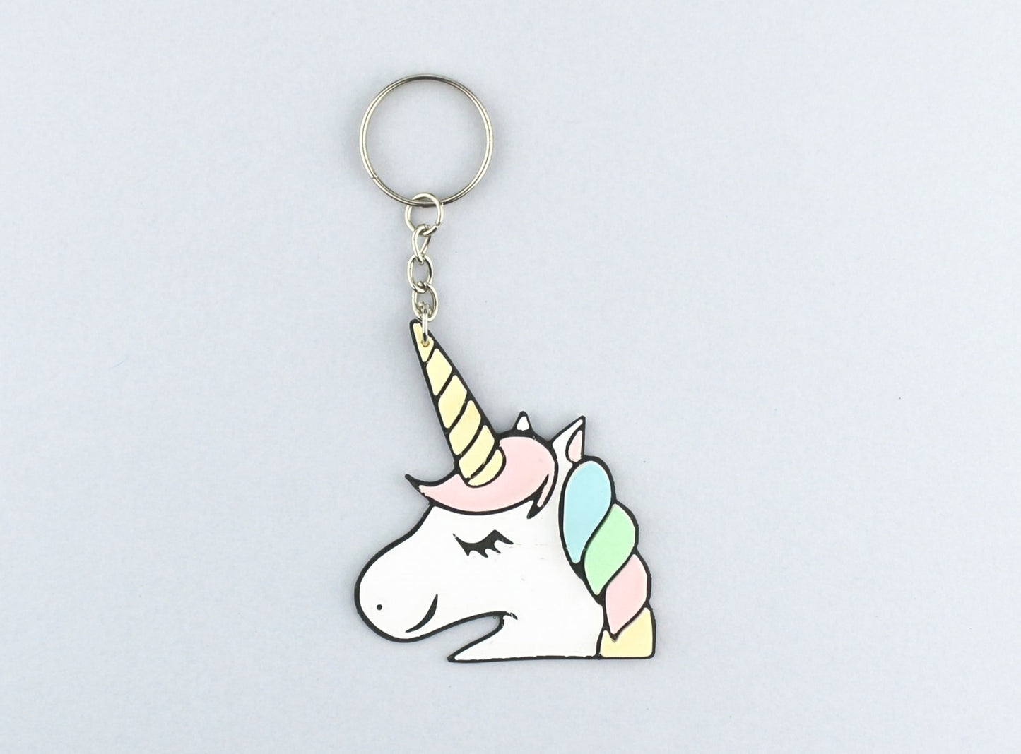 3D Printed Unicorn Keychain