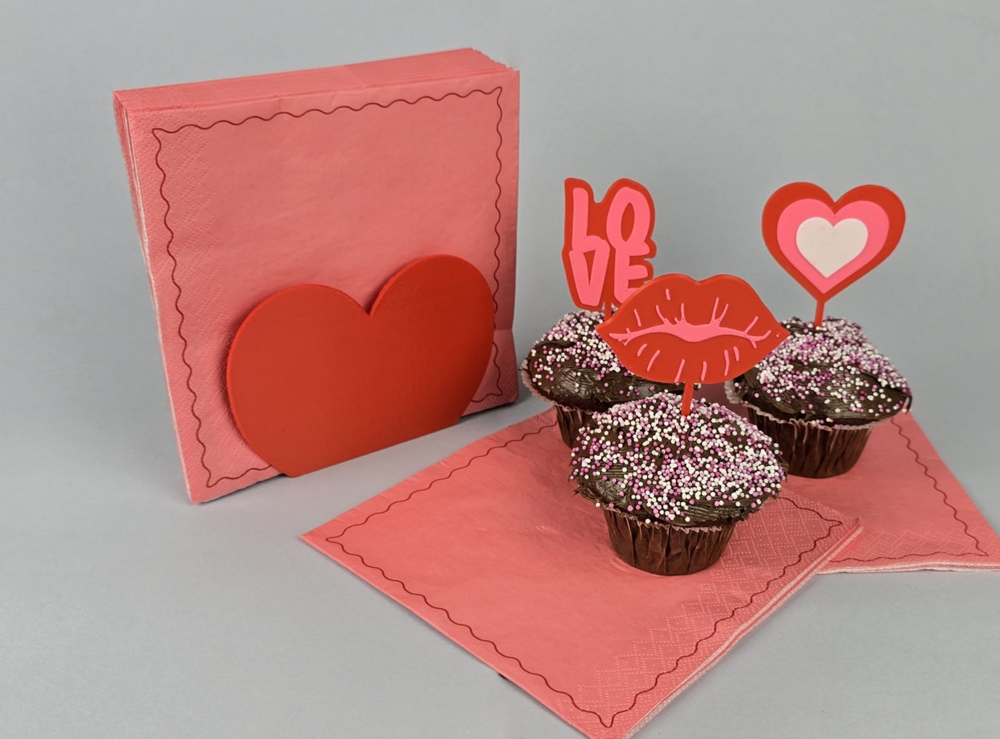 Valentine's Day Heart Shaped Napkin Holder