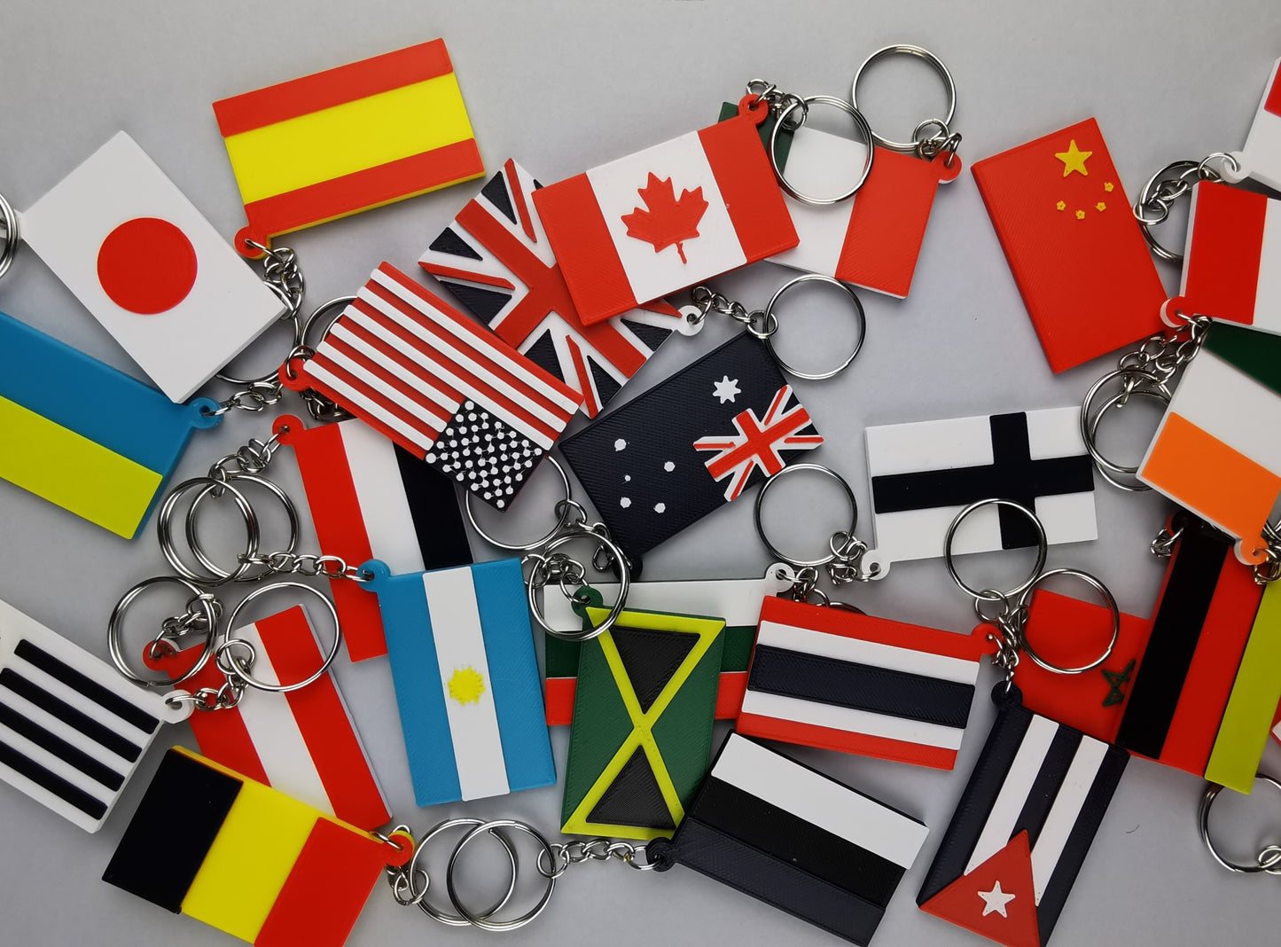 Flags Keyrings