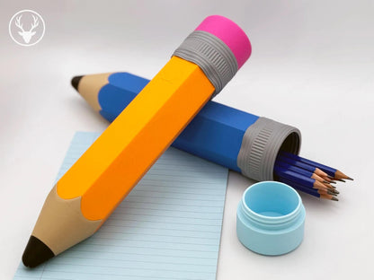 Giant Pencil-Shaped Pencil Case
