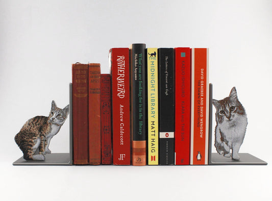 Custom Bookends With Cats Images