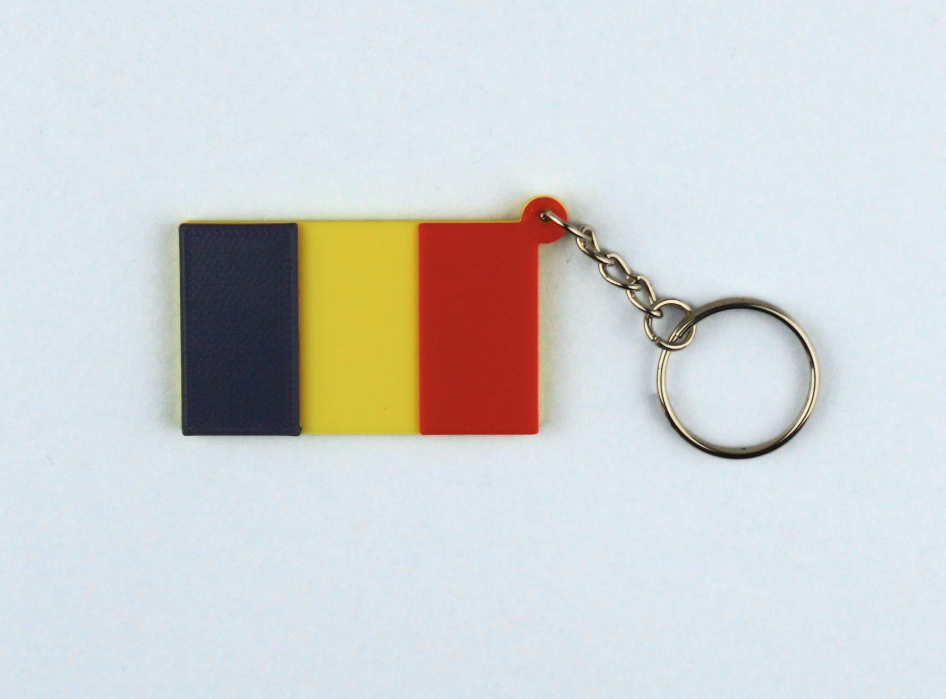 Flag of Rumania Keyring