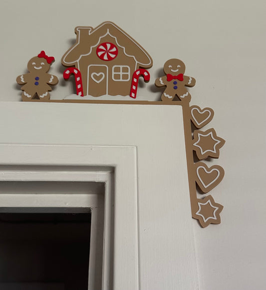 Gingerbread Man Door Corner Decoration