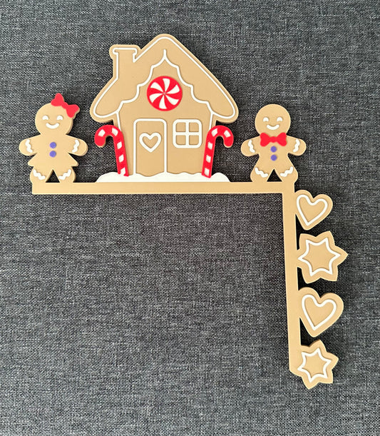 Gingerbread Man Door Corner Decoration