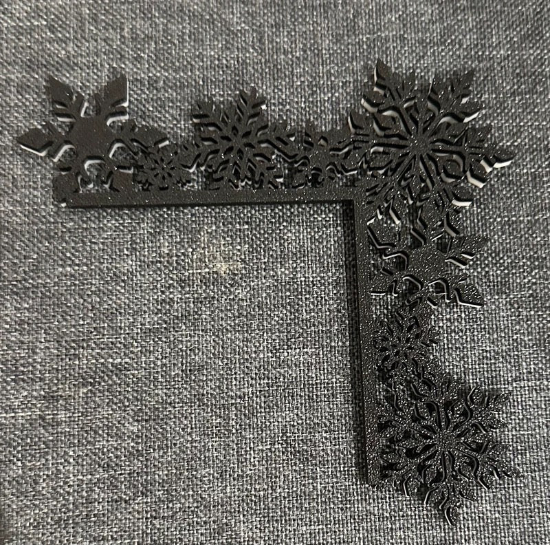 Christmas Snowflake Light Switch Frame