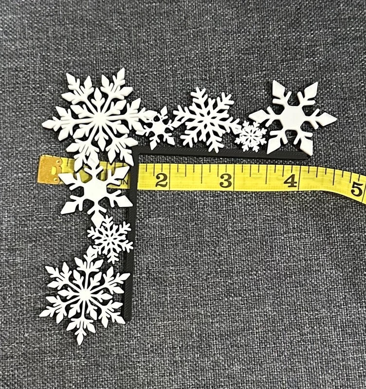 Christmas Snowflake Light Switch Frame