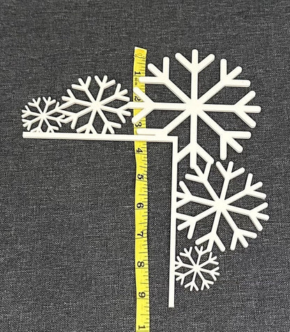 Christmas Snowflake Door Corner Decoration