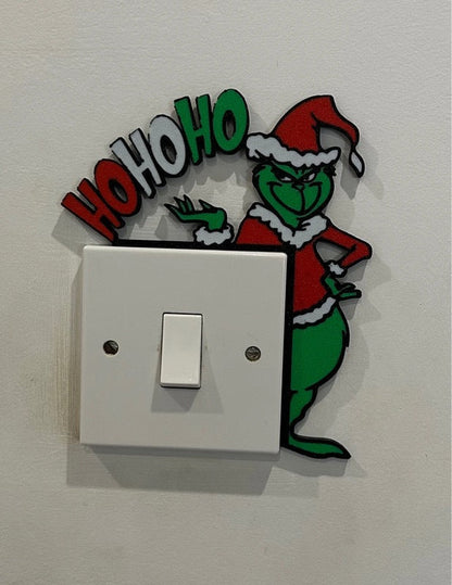 Grinch Door Corner or Light Switch Topper